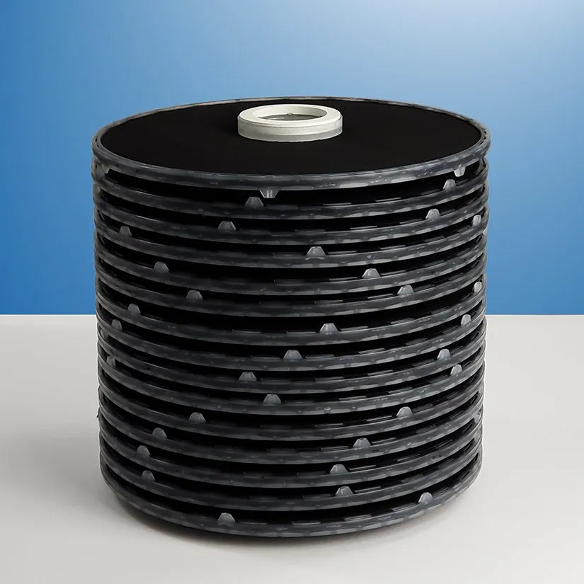 flat gasket activated carbon lenticular filter