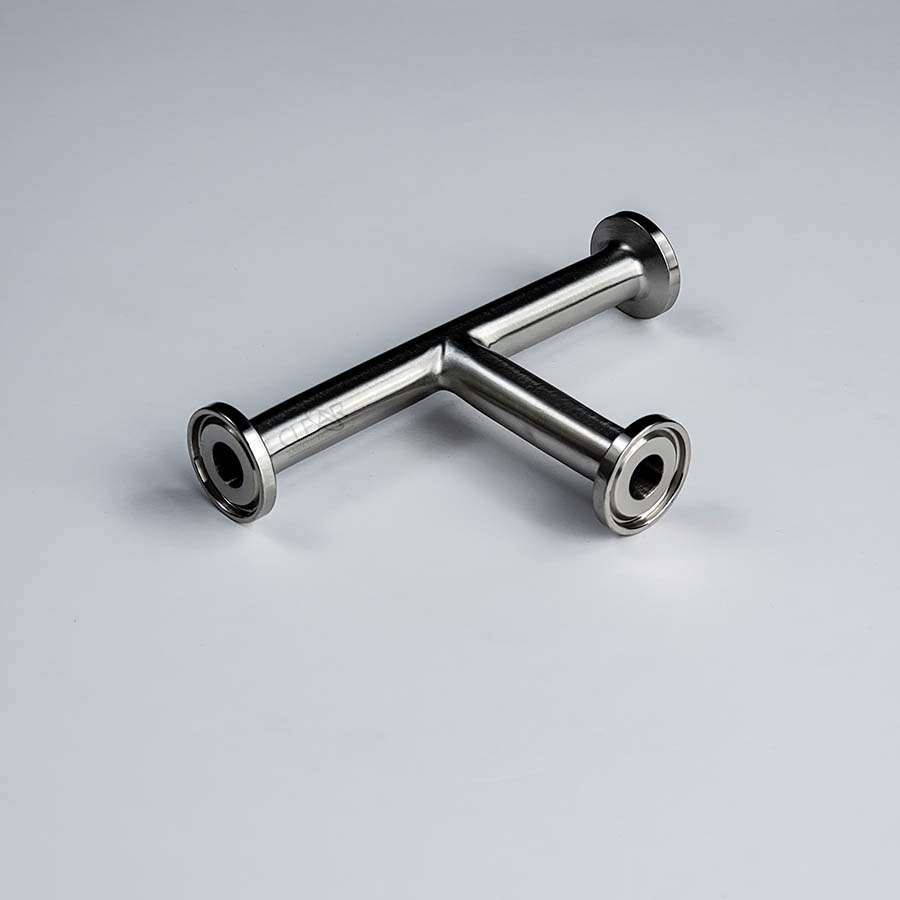 0.5-inch sanitary tri-clamp tee