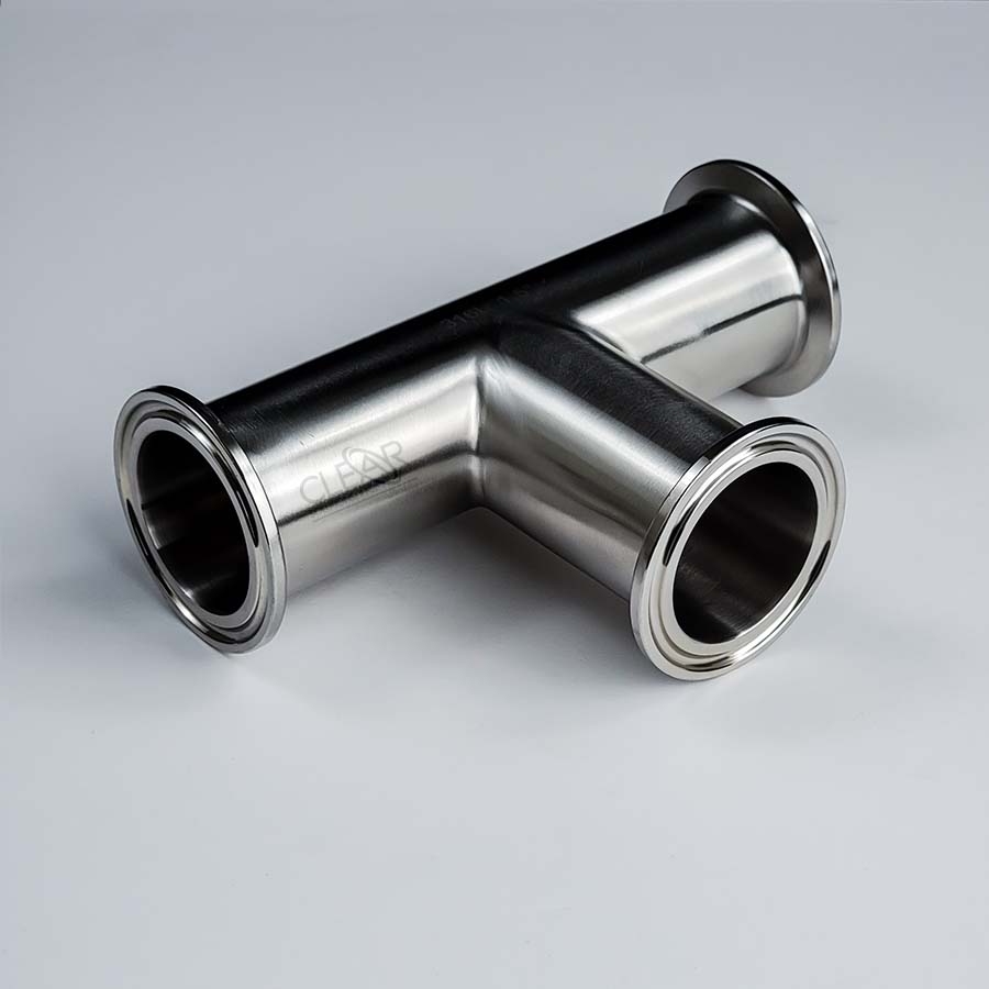 1.5-inch sanitary tri-clamp tee