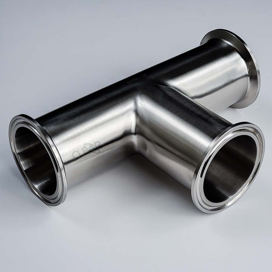 2-inch sanitary tri-clamp tee